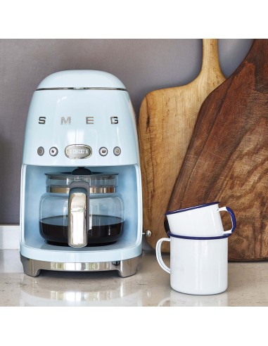 SMEG DCF02PBEU MACCHINA CAFFE' ANNI 50 AZZURRA