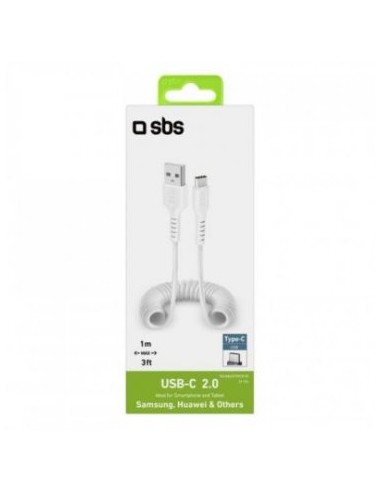 SBS TECABLETYPCS1W CAVO USB/USB-C 1M BIANCO