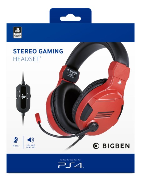 BIGBEN PS4 CUFFIA LICENZA UFFICIALERED