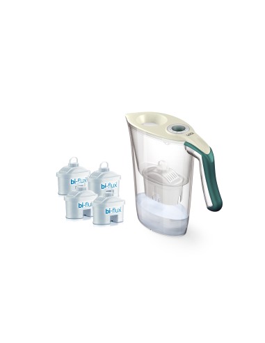 CARAFFE FILTRANTI: vendita online LAICA J9059A1 CARAFFA KIT CARMEN  TOSCA DARK GREEN + 4 FILTRI in offerta