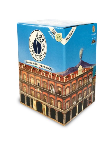 BORBONE PALAZZO NOBILE CIALDA CARTA DM44 50PZ. 44BBLUPALAZNOBIL050N