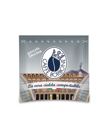 CAPSULE CAFFE': vendita online BORBONE PALAZZO DECISA CIALDA CARTADM44 50PZ. 44BNERAPALAZDEC050N in offerta