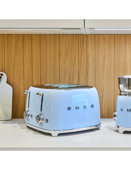 SMEG TSF03PBEU TOSTAPANE 4 FETTE AZZURRO
