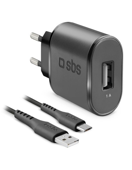 SBS TETRKITMIC1ASTD CARICAB.RETE   USB CAVO MICROUSB 1A