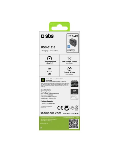 SBS TECABLPOLOTYPECW CAVO USB/C    BIANCO