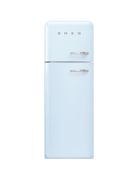 SMEG FAB30LPB5 FRIGO D.P. D ANNI 50 AZZURRO CERNIERA SX