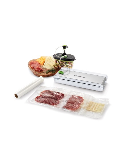 FOOD SAVER JF0100 MACCH. SOTTOVUOTO BIANCO/ARGENTO