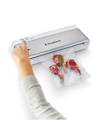 MACCHINE SOTTOVUOTO: vendita online FOOD SAVER JF0100 MACCH. SOTTOVUOTO BIANCO/ARGENTO in offerta