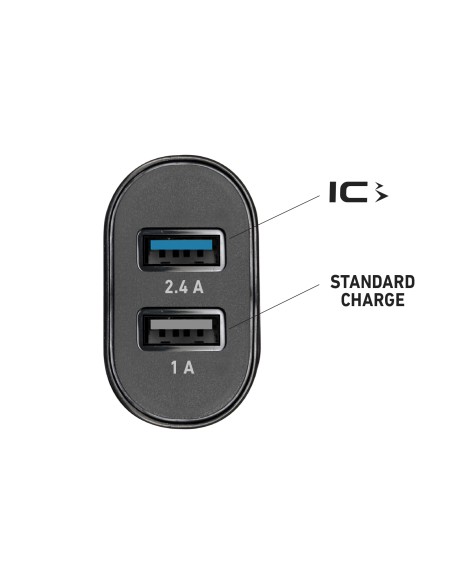 SBS TECR2USB24AFAST CARICAB.AUTO   2USB/2,4A