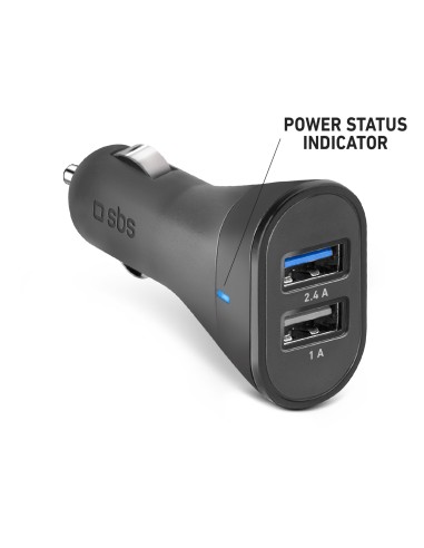 SBS TECR2USB24AFAST CARICAB.AUTO   2USB/2,4A