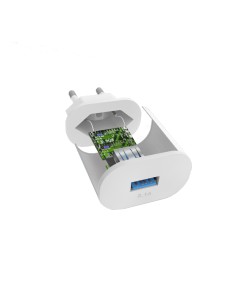 SBS TETR1USB2AWFAST CARICAB.VIAGGIOUSB 2100MAH BIANCO 2
