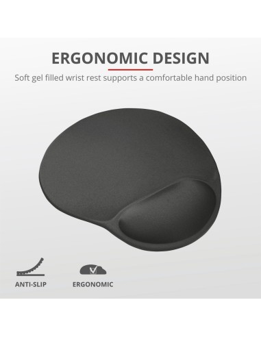 TRUST 16977 BIGFOOT MOUSEPAD NERO