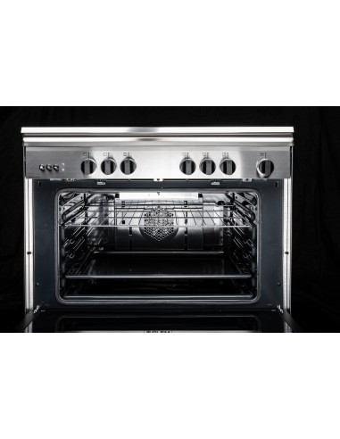GLEMGAS U664MI CUCINA 60X60 INOX 3F+1TC CLASSE A F.ELETTR. 8F