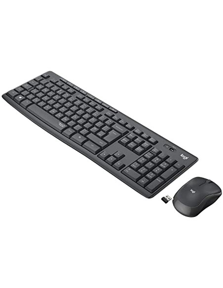 LOGITECH MK295 SILENT NERO COMBO TASTIERA E MOUSE WIRELESS