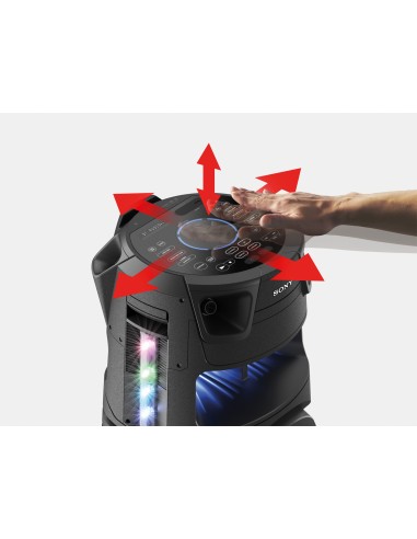 SONY MHCV73D HIFI VERTICALE BT 3 VIE CD/DVD/DAB/AUX/USB/HDMI LUCI LED