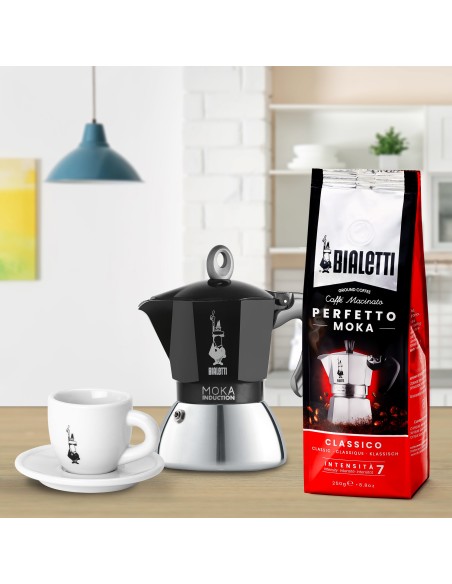 BIALETTI 0006936 MOKA INDUZIONE 6TZ NERA