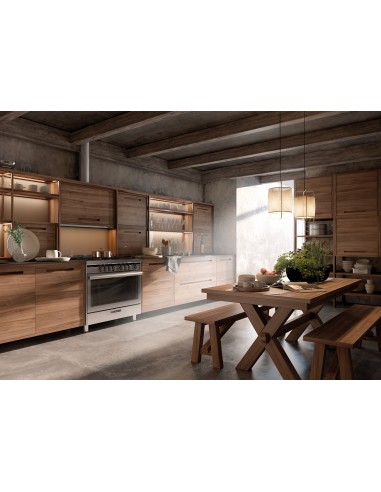 GLEM_GAS ST96TMI CUCINA 90X60 A+ 4F.GAS+1TC INOX FORNO GIG. EL. 12F.