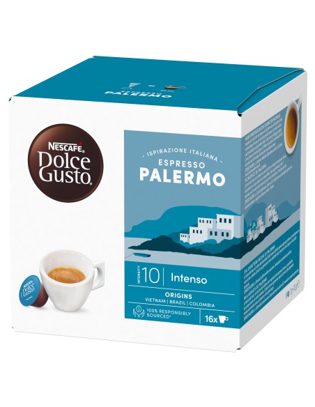 CAPSULE CAFFE': vendita online NESTLE NESC. DOLCE GUSTO ESPRESSO PALERMO 16 CAPSULE in offerta