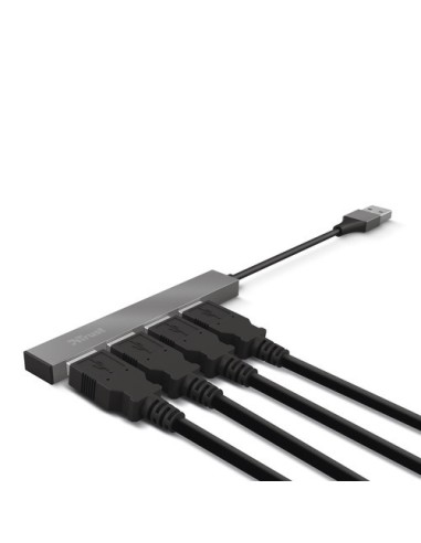 TRUST 23786 HALYX ALUMINIUM 4-PORT MINI USB HUB