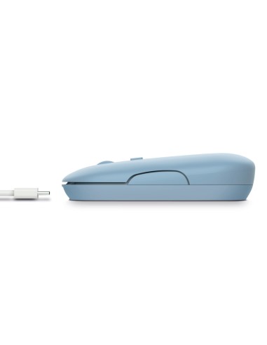 TRUST 24126 PUCK RECHARGEABLE BLUETOOTH BLUE WIRELESS MOUSE