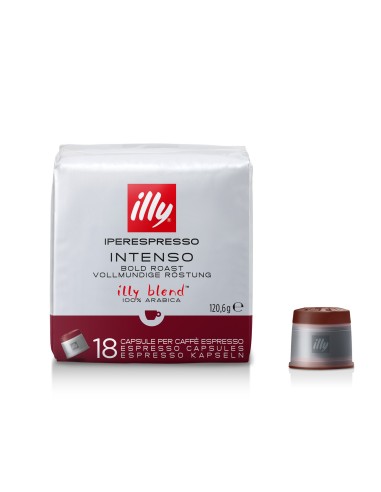 CAPSULE CAFFE': vendita online ILLY INTENSO CAPSULE 18 PZ in offerta