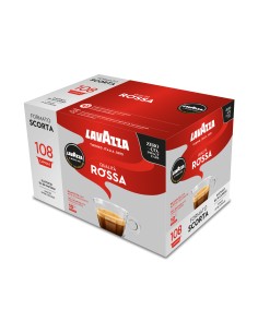 CAPSULE CAFFE': vendita online LAVAZZA 8237 QUALITA' ROSSA 108  CAPSULE in offerta