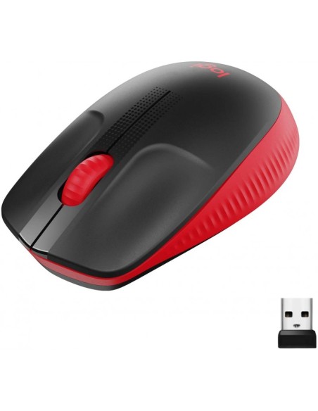 LOGITECH M190 MOUSE WIRELESS ROSSO