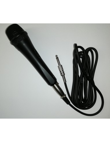MAJESTIC MIC-620 MICROFONO FILO 2,9M CONNETTORE XLR DA 6,3MM