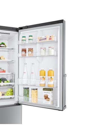 FRIGORIFERI COMBINATI: vendita online LG GBB567PZCMB COMB. E NF 462LT INOX PREMIUM H185 L70 INVERTER DISPLAY in offerta