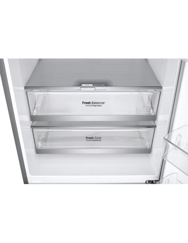 FRIGORIFERI COMBINATI: vendita online LG GBB567PZCMB COMB. E NF 462LT INOX PREMIUM H185 L70 INVERTER DISPLAY in offerta