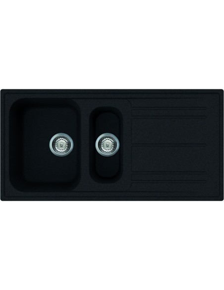 SMEG LZ102A2 LAVELLO 1V+1/2 ANTRACITE GOCCIOLATOIO REVERSIBILE