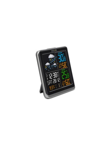 EXPLORE WSH4008C BAROMETRO CON OROLOGIO DISPLAY A COLORI ALIMENTATORE