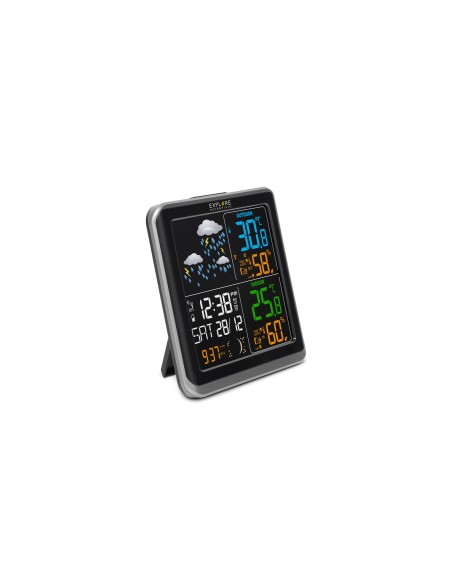 EXPLORE WSH4008C BAROMETRO CON OROLOGIO DISPLAY A COLORI ALIMENTATORE