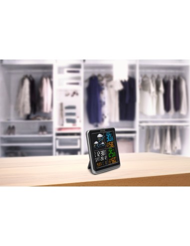 EXPLORE WSH4008C BAROMETRO CON OROLOGIO DISPLAY A COLORI ALIMENTATORE