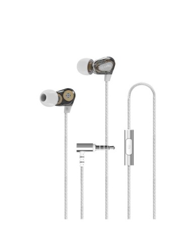 CELLY UP800WH DUAL DRIVER STEREO EAR 3.5MM BIANCO