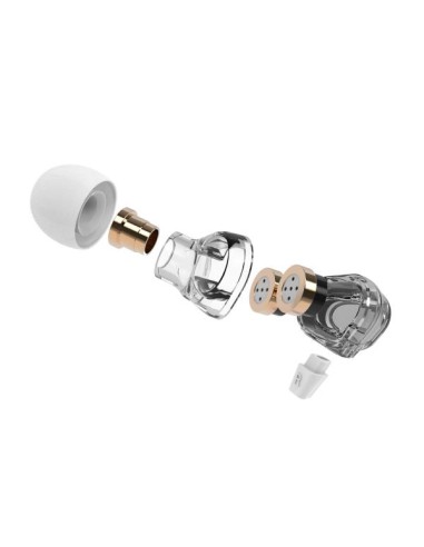 CELLY UP800WH DUAL DRIVER STEREO EAR 3.5MM BIANCO