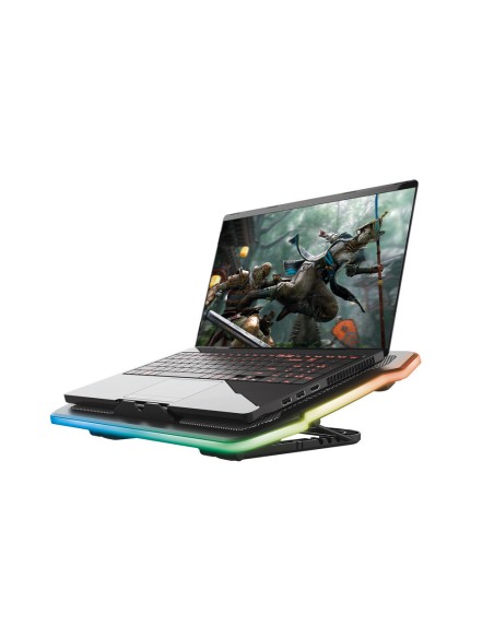 TRUST 24192 GXT 1126 AURA MULTICOLOR ILLUMINATED LAPTOP COOLING STAND