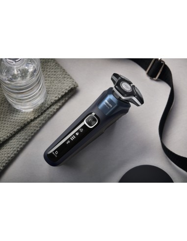 RASOI ELETTRICI: vendita online PHILIPS S5885/35 RASOIO SERIES 5000 WET&DRY MIDNIGHT BLUE in offerta