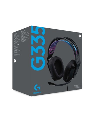 LOGITECH G335 NERO CUFFIA GAMING PC/CONSOLE JACK 3,5"