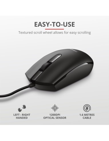 TRUST 24271 BASI WIRED MOUSE