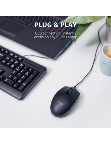 TRUST 24271 BASI WIRED MOUSE