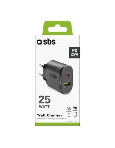 SBS TETRPD25W CARICAB.RETE 25W USB-C BIANCO 2
