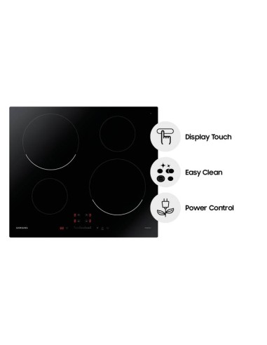 SAMSUNG NZ64T3707AK P. COTTURA 60CM INDUZIONE VETROCERAMICA NERO
