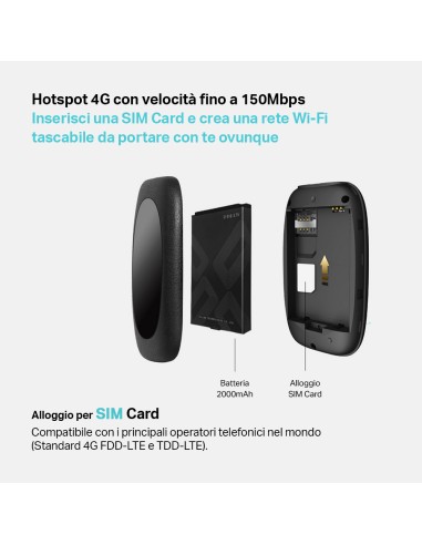 TPLINK M7010 POCKET 4G MOBILE WI-FI ROUTER