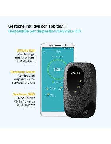 TPLINK M7010 POCKET 4G MOBILE WI-FI ROUTER