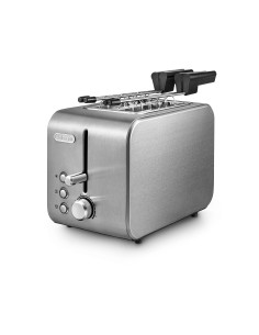 DE LONGHI CTX2203 STEEL TOSTAPANE 2FETTE 550W ACCIAIO FINITURE CROMATE