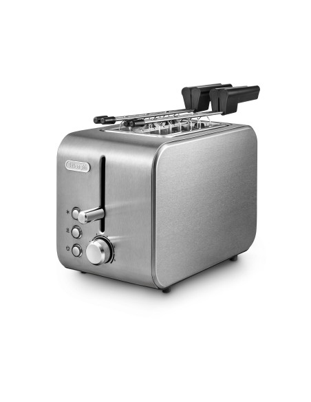 DE LONGHI CTX2203 STEEL TOSTAPANE 2FETTE 550W ACCIAIO FINITURE CROMATE