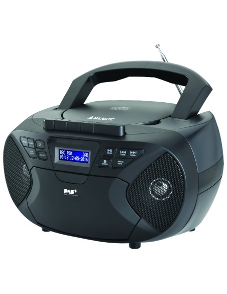MAJESTIC AH-2430 BOOMBOX DAB RADIO/CD/CASSETTA/MP3/AUX/FM/DAB