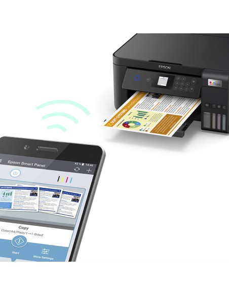 EPSON ET-2850 STAMPANTE AIO ECOTANKCOLOR 3IN1 WIFI/FRONT-RETRO/EPRINT