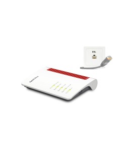 AVM FRITZBOX 7510 VOIP VDSL MODEM/ROUTER AX600 WIFI 6 MONO BAND 2